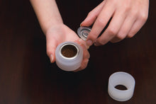 Load image into Gallery viewer, reusable coffee pod refillable coffee pod  loaded