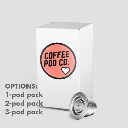 reusable coffee pod refillable coffee pod packs front